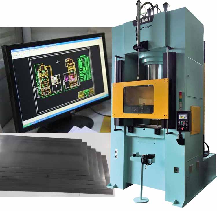 Cold Forging Press for Graphene Cell me<x>tal Bipolar Plate