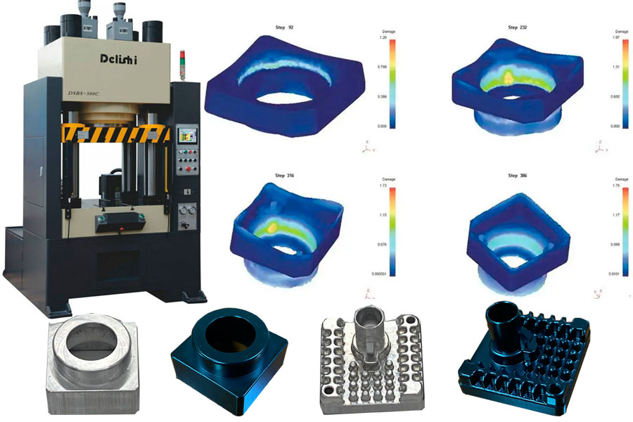 hydraulic cold forging press for car camera