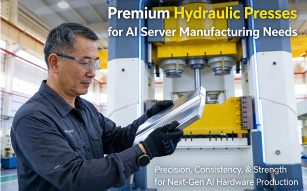 Premium Hydraulic Presses for AI Server Manufacturing Needs