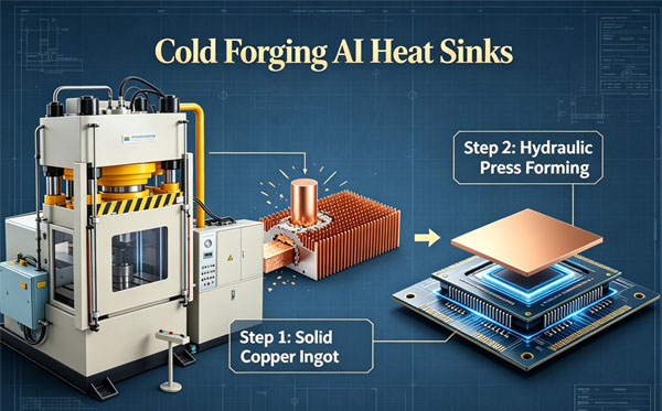 cold forging AI heat sink
