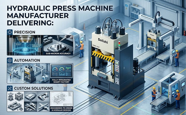 Hydraulic Press Machine Manufacturer Delivering Precision, Automation & Custom Solutions