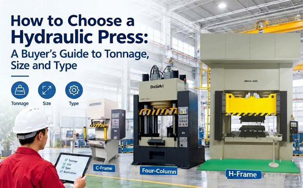 How to Choose a Hydraulic Press: A Buyer’s Guide to Tonnage, Size and Type